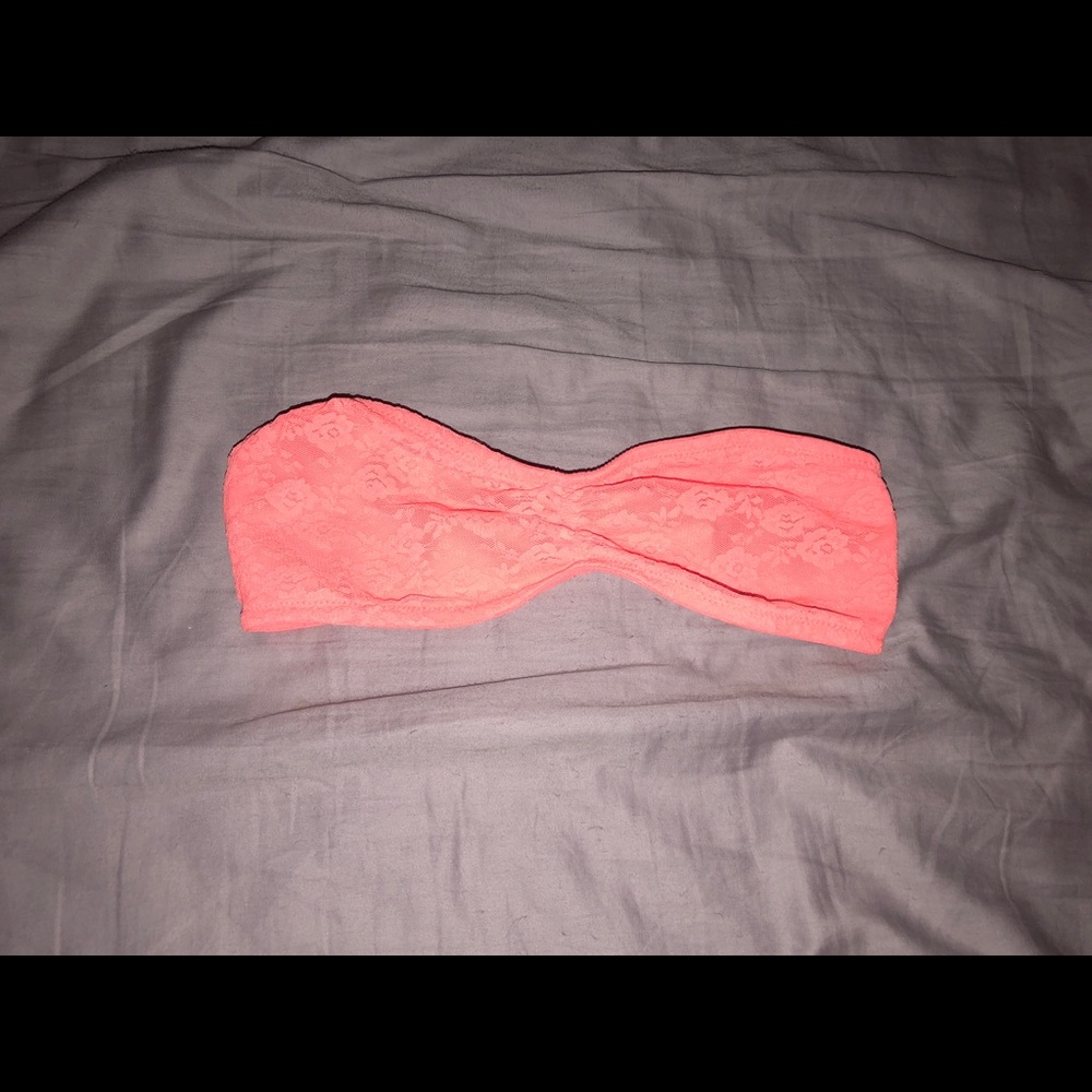 Victoria’s Secret Bright Coral Bandeau
